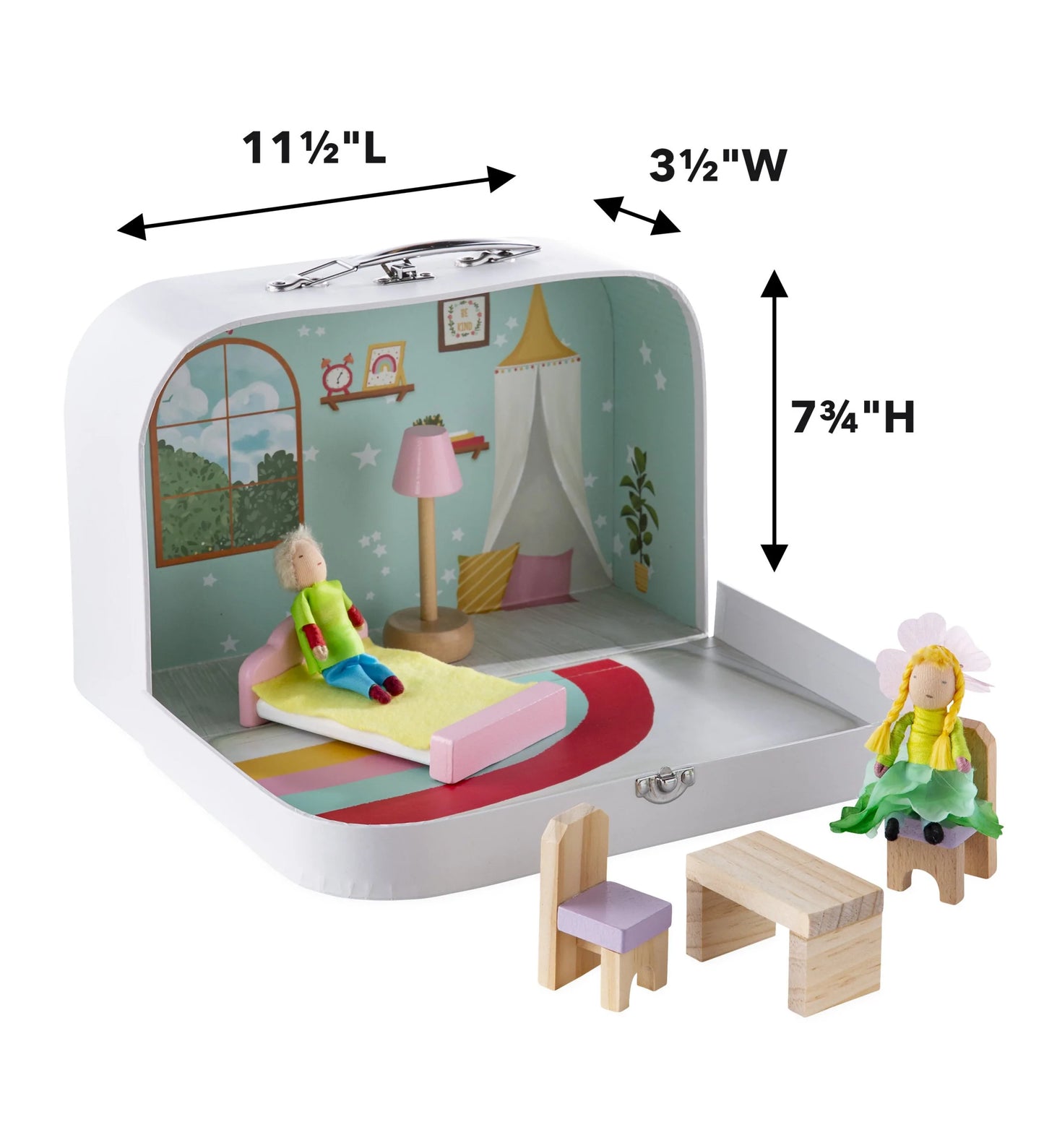 Cottage Mini Travel Doll House Set