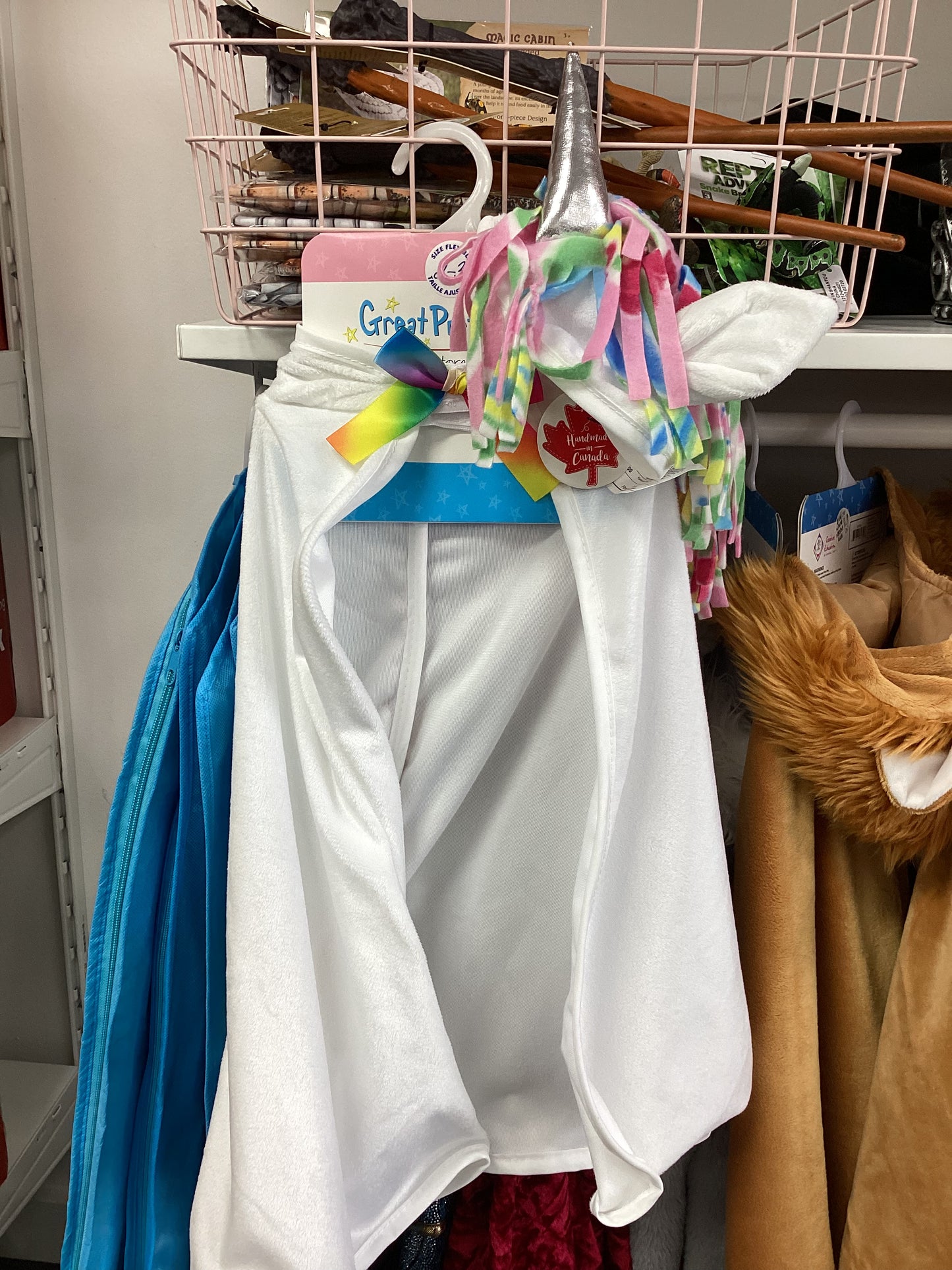 White Unicorn Dress-up Cape